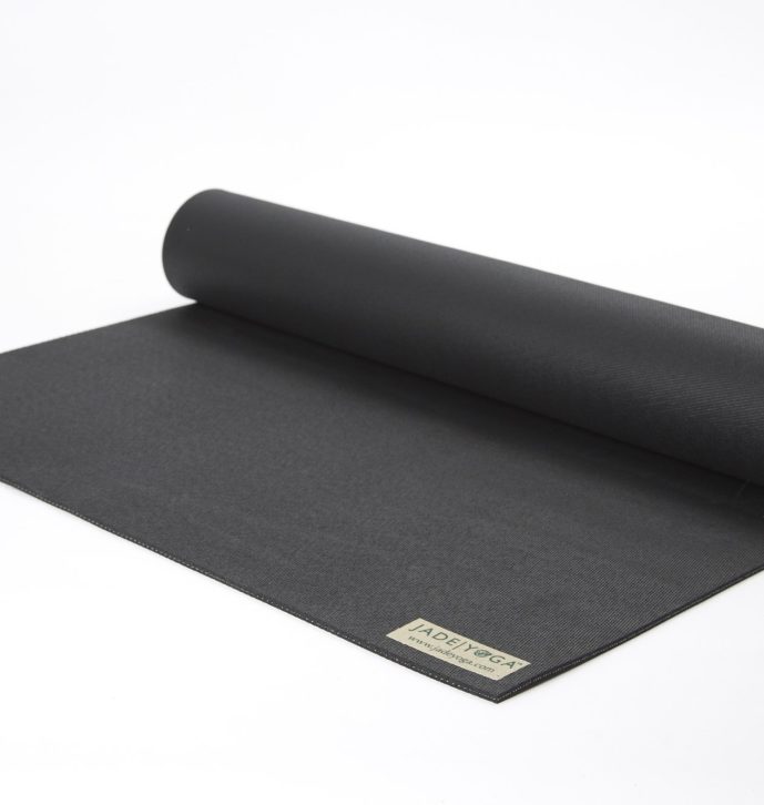 Jade Yoga 368BK Harmony Mat, Black, 3/16″ 24″ x 68″