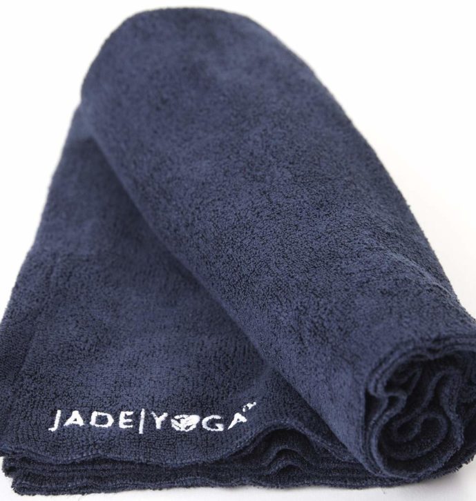 Jade Yoga TMFMB Microfiber Towel, Midnight Blue, 24″ x 72″