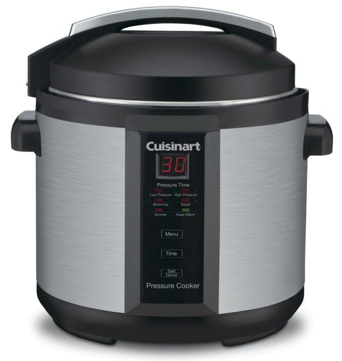 Cuisinart CPC-600 6 Quart Electric Pressure Cooker Brushed Stainless & MatteBlack