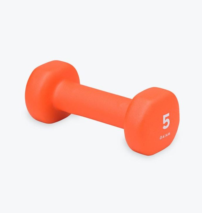 Gaiam NEOPRENE HAND WEIGHTS 5LB