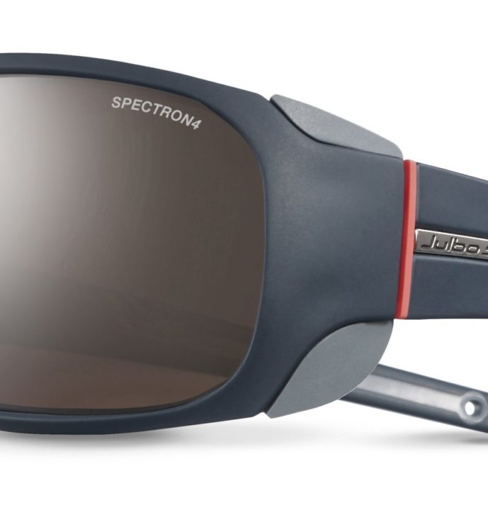 Julbo J4011212 Women’s Monterose Mountain Sunglasses with Spectron 4 Lenses, Dark Blue/Grey/Coral Frame