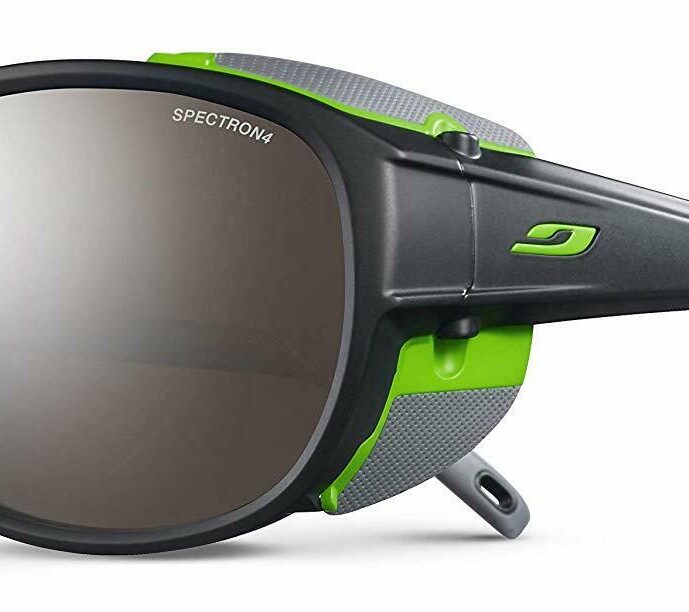 Julbo J4971221 Explorer 2.0 Mountaineering Glacier Sunglasses, Matt Gray/Green Frame