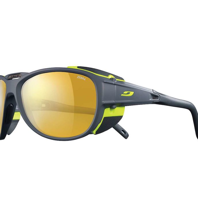Julbo J4973121 Explorer 2.0 Mountaineering Glacier Sunglasses, Matt Gray/Green Frame